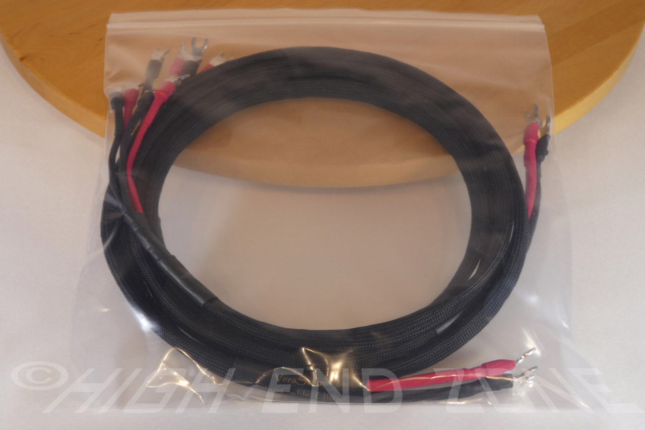 Verastarr Ultra Reference 6'Pair of BiWire Speaker Cables, Silver