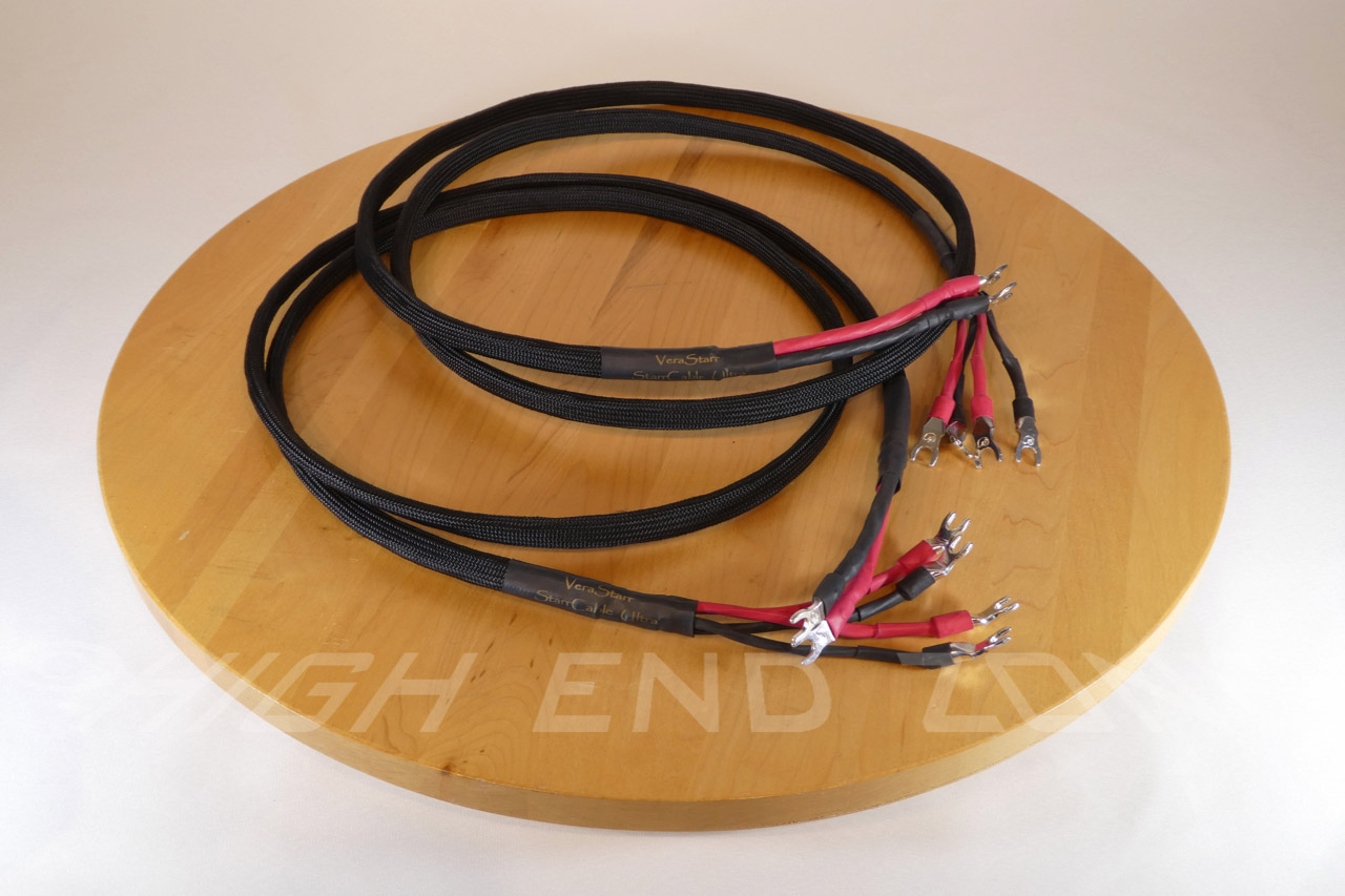 Verastarr Ultra Reference 6'Pair of BiWire Speaker Cables, Silver